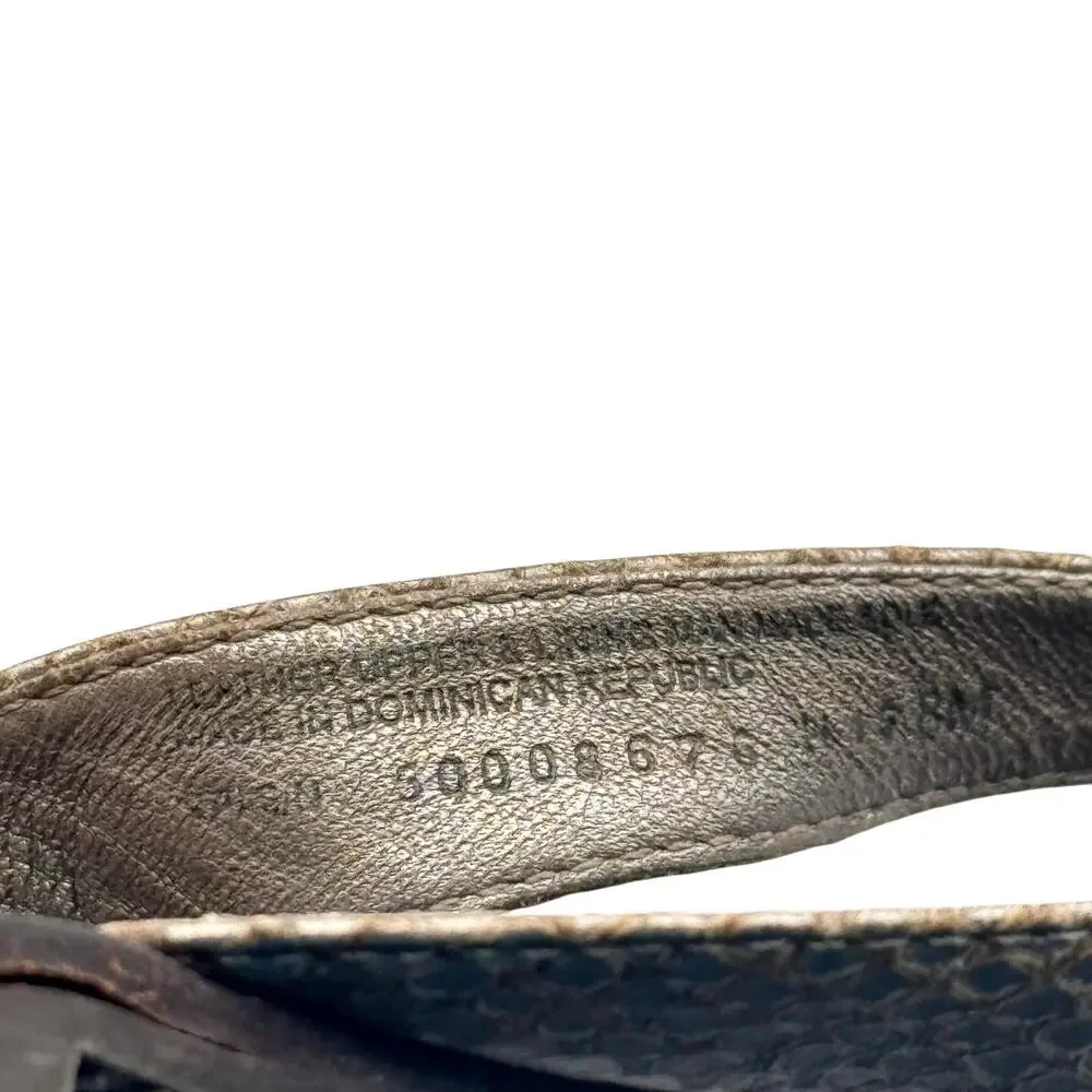 Tory Burch Thora Sandal Flip Flop Thong Logo Snake Quiet Luxury Resort Old Money